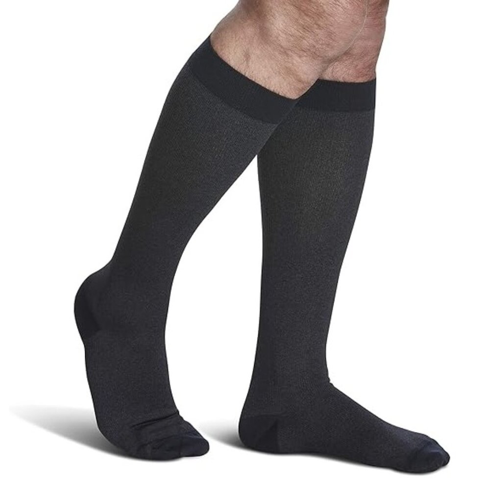 Sigvaris Microfiber Shades 183 Men's 15-20 mmHg Compression Calf Stockings